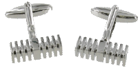 CL60 Cuff Links Seperated Bar 