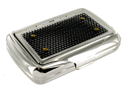 TTP08 - Tobacco Tin With Carbon Fibre effect lid and Paper Holder 