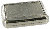 TTP2 - Engraved Lid Tobacco Tin With Paper Holder