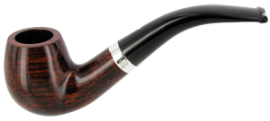 4113 Dunhill Amber Root Group 4  with 6mm Siler Band Ref:27-02-16