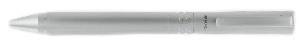 PEN2 Grand Libra Twist Ball Pen Silver Satin