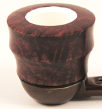 Falcon Standard Meerschaum Lined Smooth Plymouth Bowl FAL06