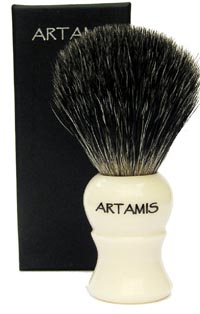 SHV19 - Mixed Badger Shaving Brush With Ivory Coloured Handle
