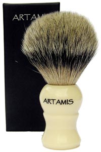 SHV26 - Best Badger Shaving Brush With Ivory Coloured Handle