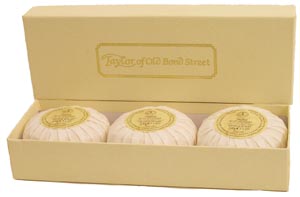 TAY-7140 Taylors Of Old Bond Street 3 x 100g Sandalwood Soaps 